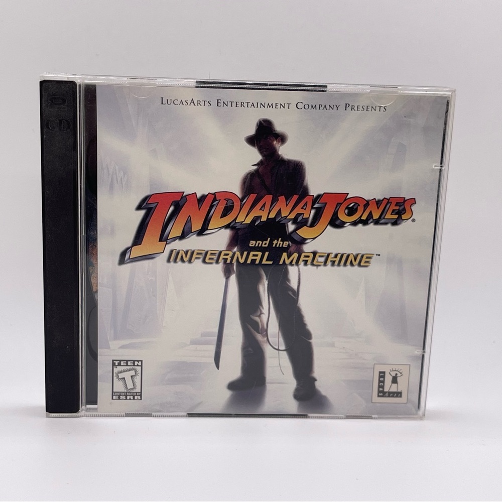 VTG Indiana Jones Infernal Machine PC Video Game 1999 Windows 95 Nostalgia Retro